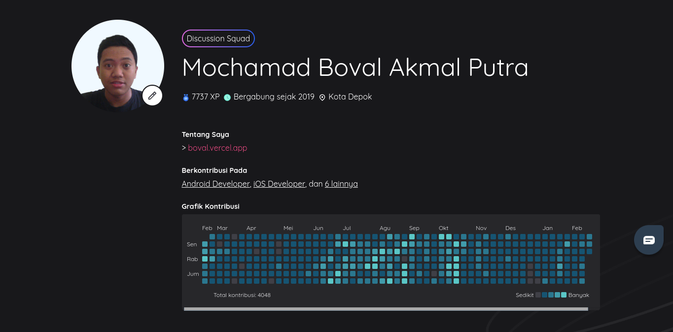 Mochamad Boval di Dicoding Indonesia